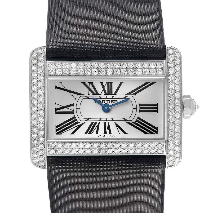 Cartier Tank Divan Large 18K White Gold Diamond Ref. WA301271
