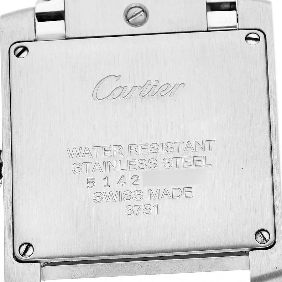 Cartier Tank Française Midsize Steel & Rose Gold Diamond Ref. WE11000565 - Image 4