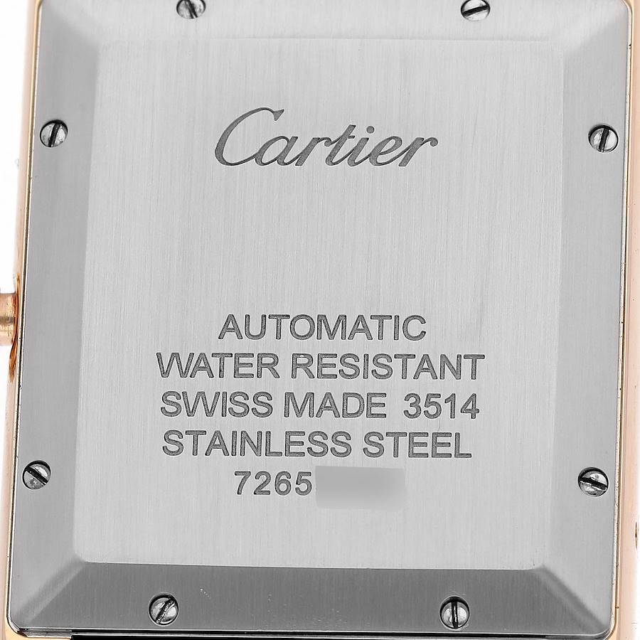 Cartier Tank Solo XL 18K Rose Gold Mens Ref. W5200026 - Image 5