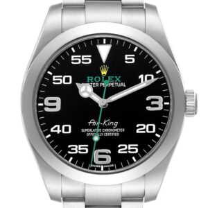Rolex Air-King 40 Black Dial Green Hand Ref. 116900