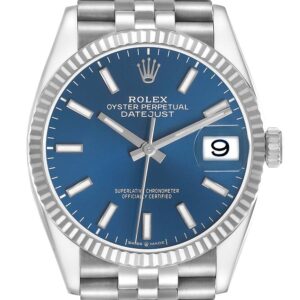 Rolex Datejust 36 Steel & White Gold Blue Dial Ref. 126234