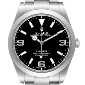 Rolex Explorer I 39 Black Dial Ref. 214270