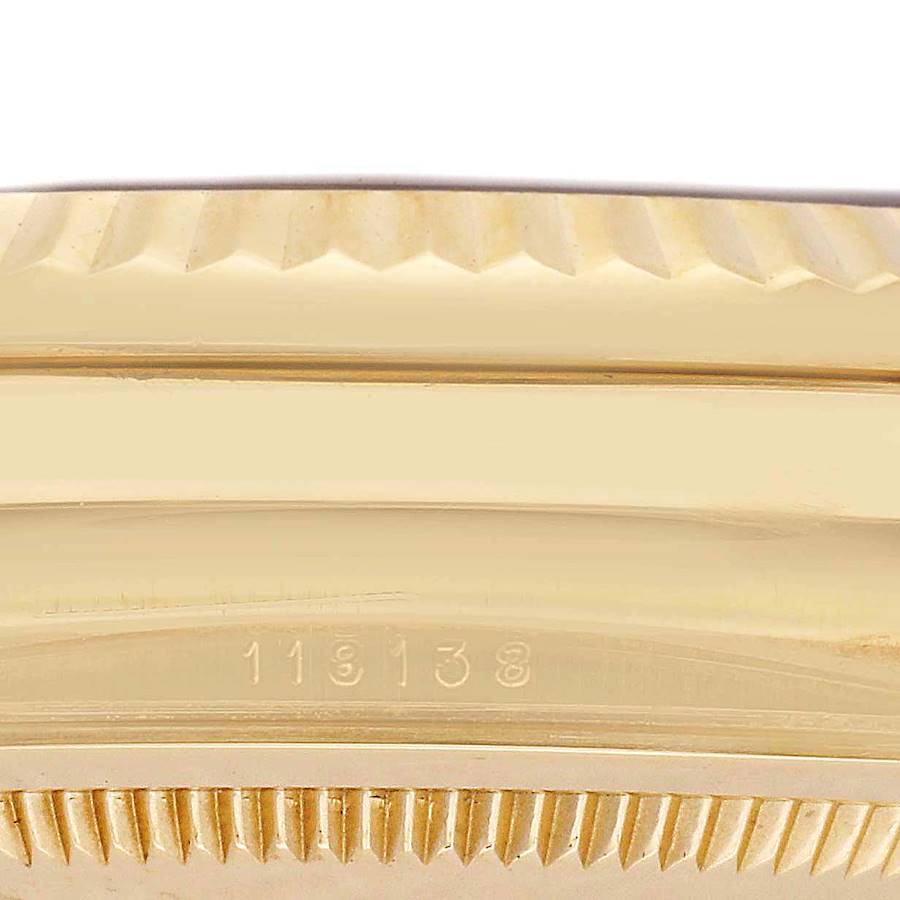 Rolex Day-Date 36 Yellow Gold Green Dial Ref. 118138 - Image 5