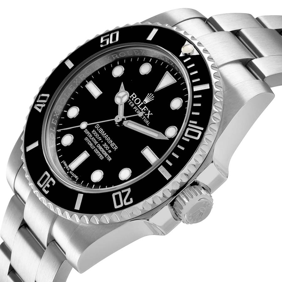 Rolex Submariner No Date 40mm Steel Black Dial Ref. 114060 - Image 9