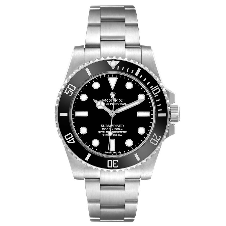 Rolex Submariner No Date 40mm Steel Black Dial Ref. 114060 - Image 12