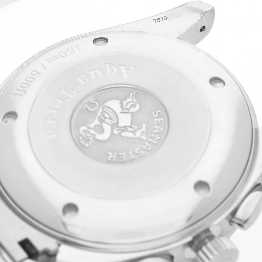 Omega Aqua Terra Chronograph Steel Black Dial Mens Watch 2512.50.00 Box Card - Image 4