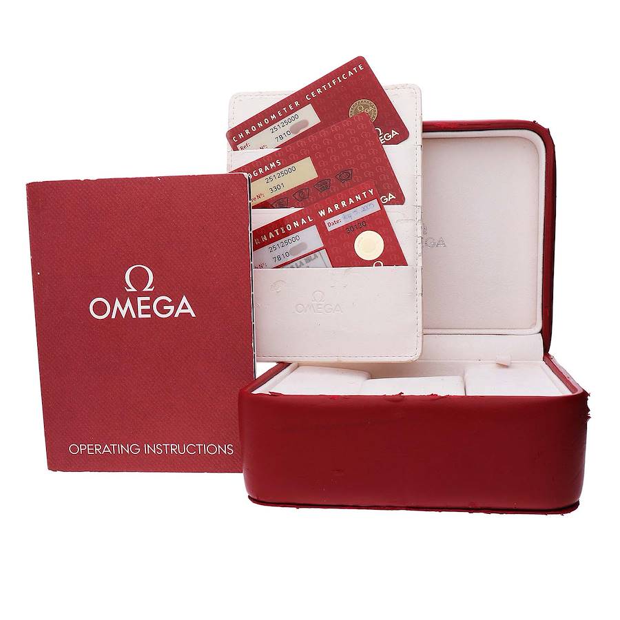 Omega Aqua Terra Chronograph Steel Black Dial Mens Watch 2512.50.00 Box Card - Image 6