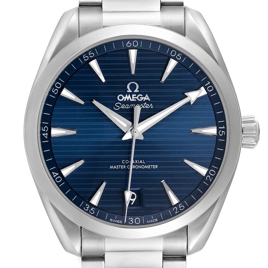 Omega Seamaster Aqua Terra Blue Dial Steel Watch 220.10.41.21.03.004 Box Card