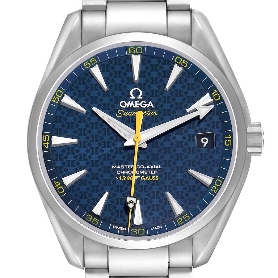 Omega Seamaster Aqua Terra Spectre James Bond Steel Watch 231.10.42.21.03.004