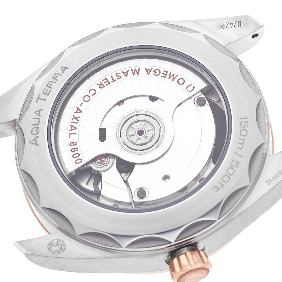 Omega Seamaster Aqua Terra Steel Rose Gold Mens Watch 220.20.38.20.06.001 Box Card - Image 4