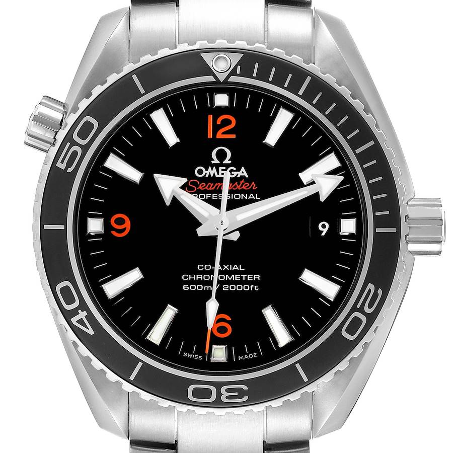Omega Seamaster Planet Ocean 600M Steel Mens Watch 232.30.42.21.01.003 Box Card