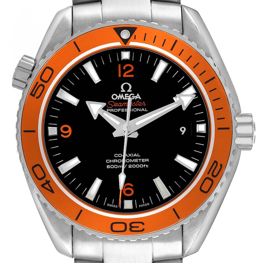 Omega Seamaster Planet Ocean 600m Steel Mens Watch 232.30.46.21.01.002 Card