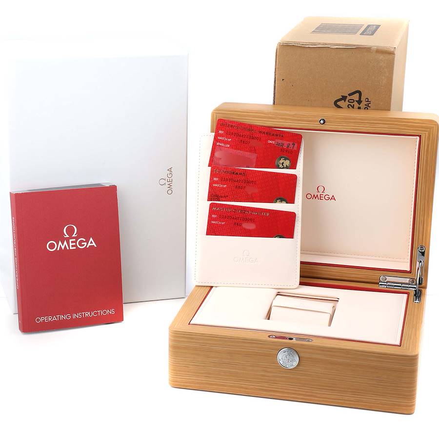 Omega Seamaster Planet Ocean Steel Mens Watch 215.30.44.21.03.001 Box Card - Image 5