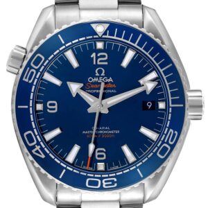 Omega Seamaster Planet Ocean Steel Mens Watch 215.30.44.21.03.001 Box Card